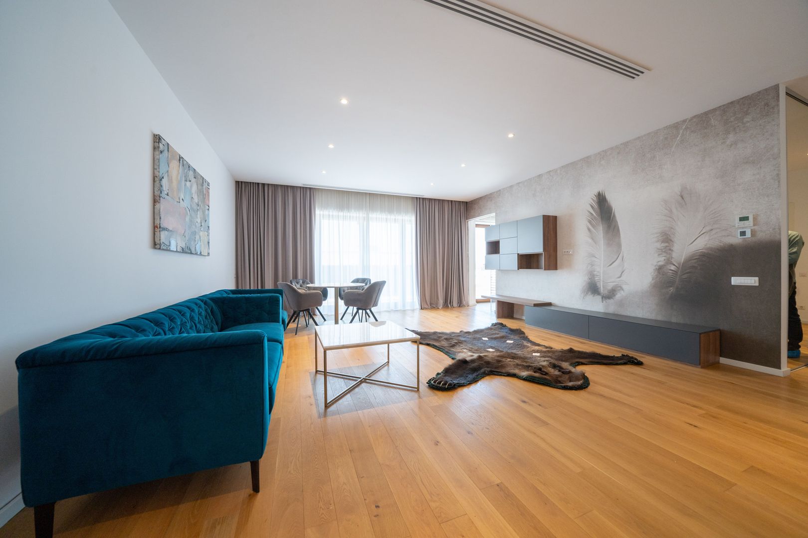 Herastrau, fully furnished 3-room penthouse Rovere