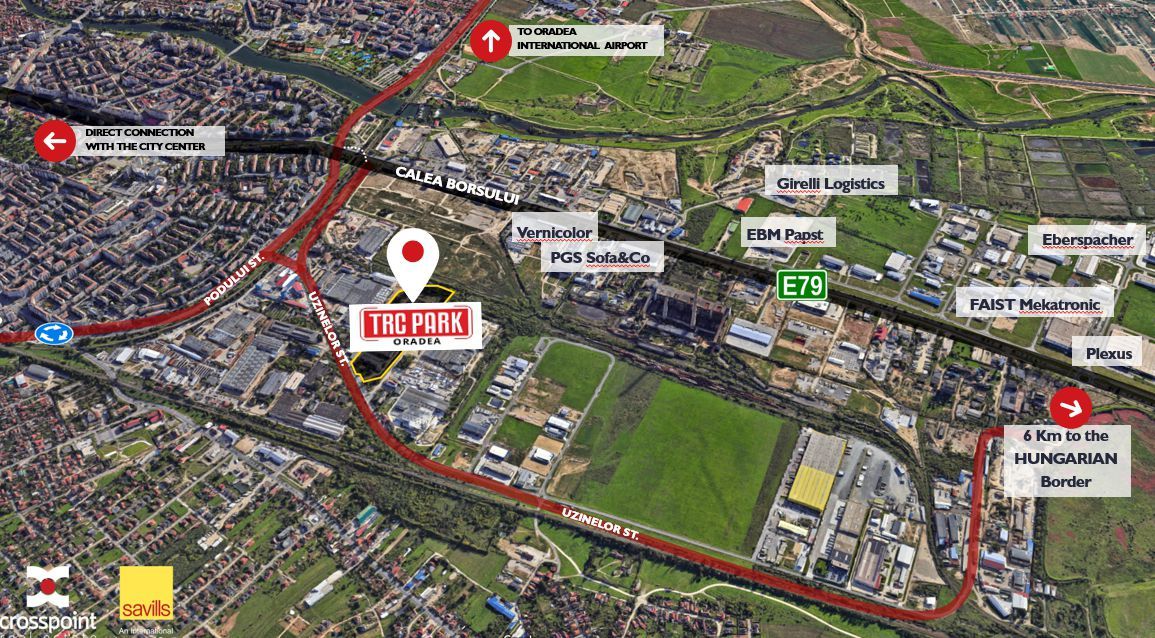 Exclusiv - Spatii industriale Clasa A Oradea Vest BH