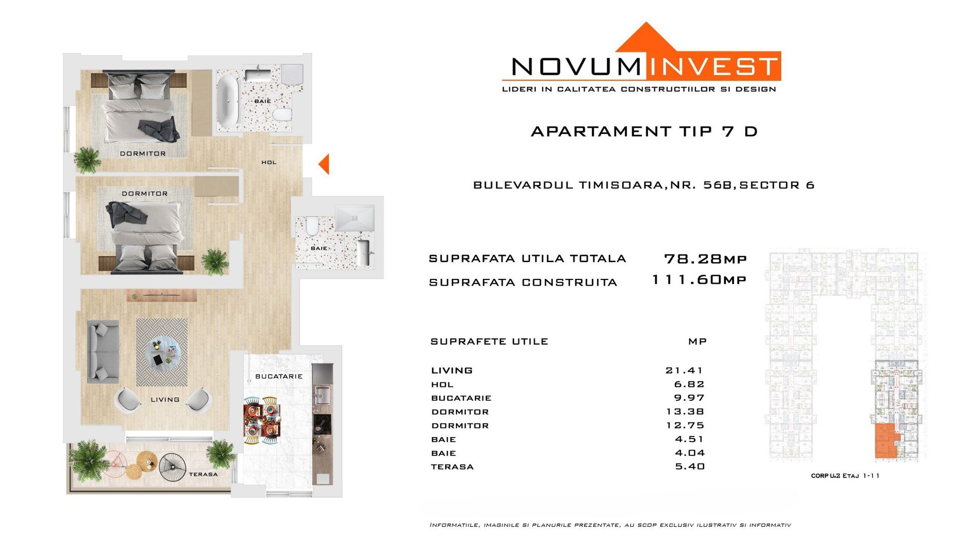 Apartament 3 camere I Parcul Liniei I Metrou Gorjului 600m