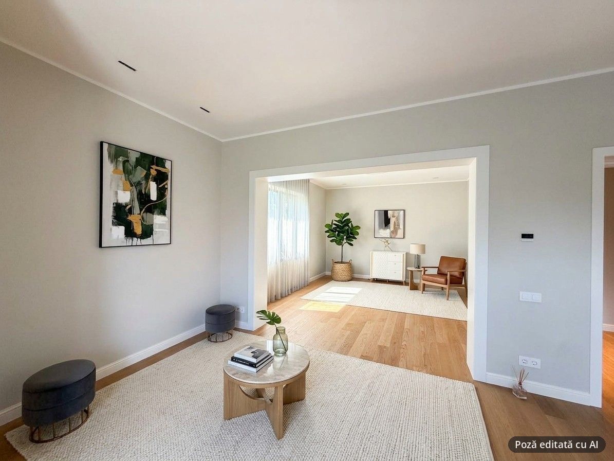 Apartament 3 camere + birou în vilă superbă | Strada Paris | Renovat integral