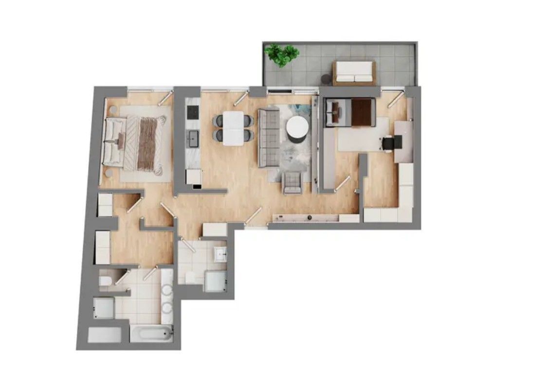 Imobil boutique in zona Popa Nan, apartament cu 3 camere — 10