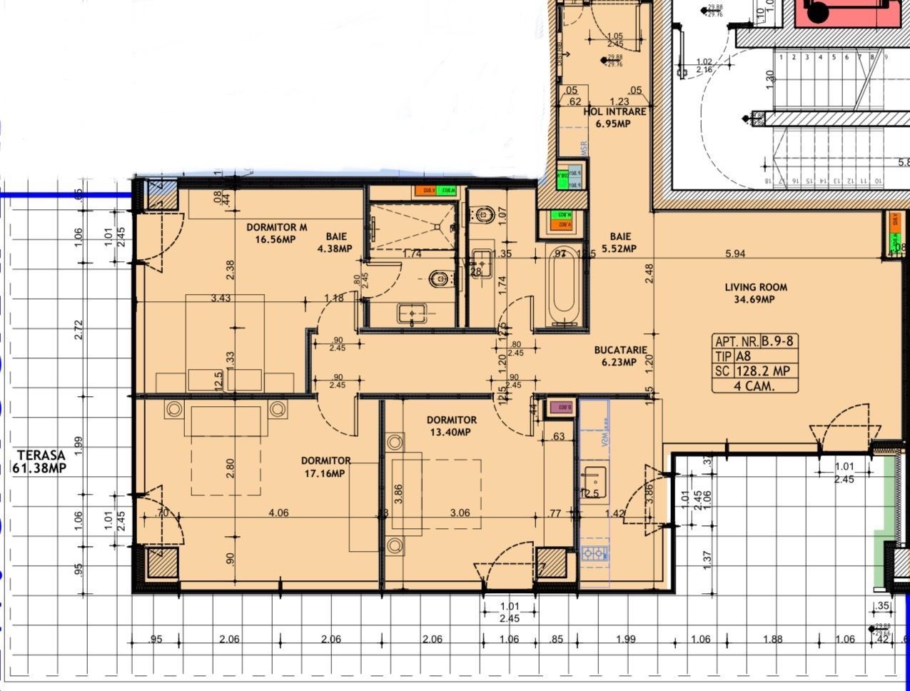 4 Rooms | Upper Floor | Generous terrace | Premium Nord Project — 9