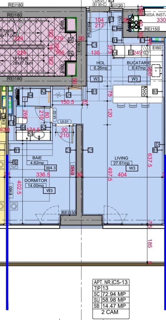 2 room apartment with terrace and lake view | One High District — 6