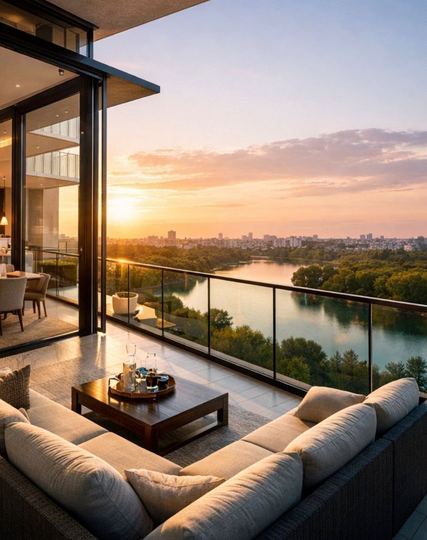 2 room apartment with terrace and lake view | One High District