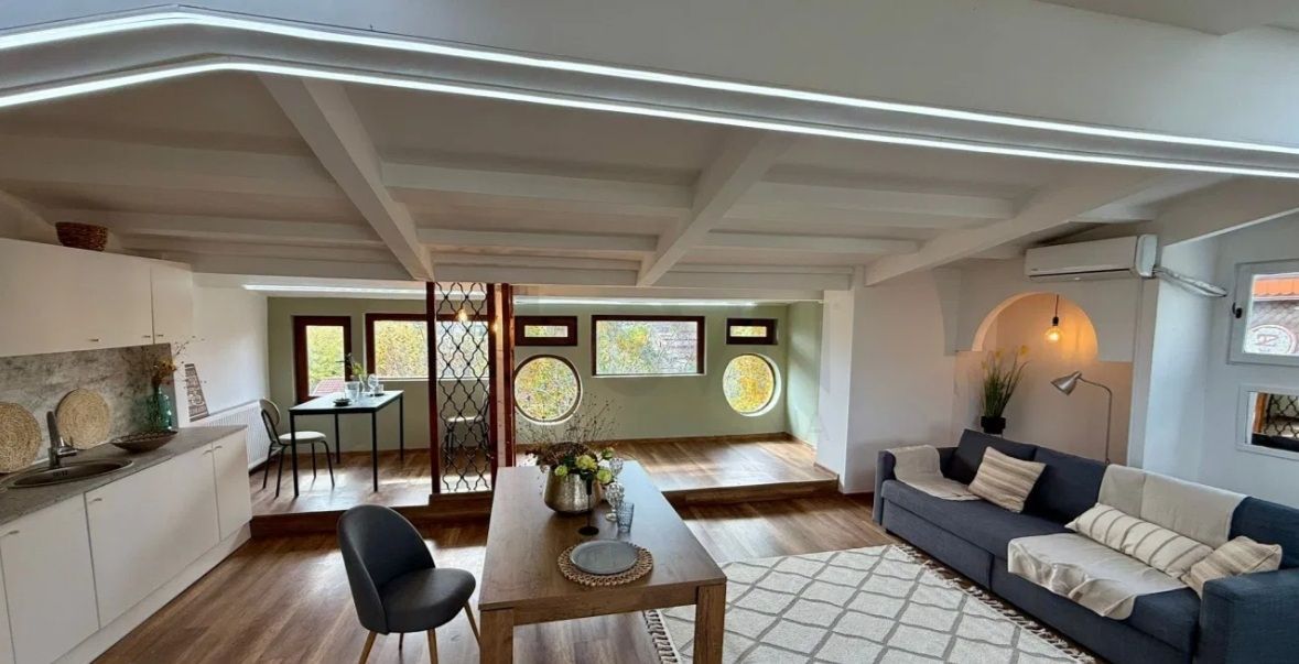 Mansarda premium in vila exclusivista| 2 camere + birou