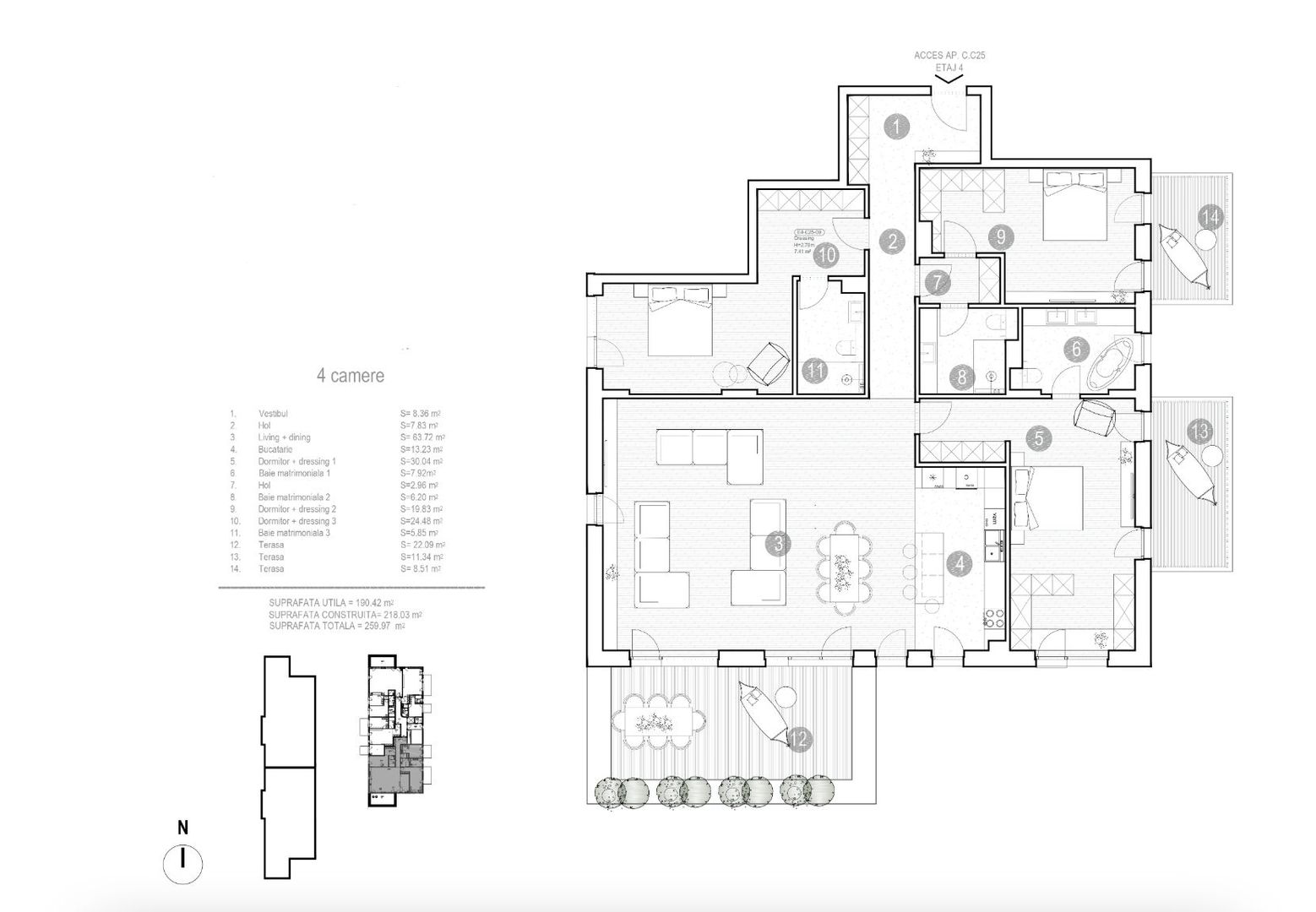 Penthouse with spectacular terrace and lake view / 260 sqm — 10